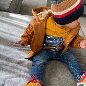 Puffer bomber jacket
